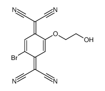 5-bromo-2-(2'-hydroxyethoxy)-7,7,8,8-tetracyano-p-quinodimethane Structure