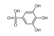 3,4,5-trihydroxybenzenesulfonic acid Structure
