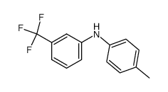 N-(4-methylphenyl)-3-trifluoromethylaniline Structure