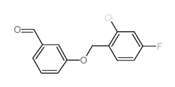 3-[(2-CHLORO-4-FLUOROBENZYL)OXY]BENZALDEHYDE structure