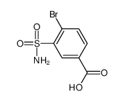 4-溴-3-磺酰基苯甲酸结构式