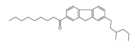 1-[7-(3-methylhexyl)-9H-fluoren-2-yl]nonan-1-one Structure