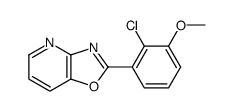 2-(2-Chloro-3-Methoxyphenyl)oxazolo[4,5-b]pyridine picture