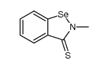 2-methyl-benzo[d]isoselenazole-3-thione结构式