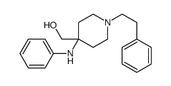 [4-anilino-1-(2-phenylethyl)piperidin-4-yl]methanol Structure