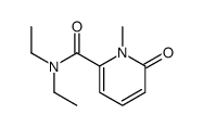N,N-diethyl-1-methyl-6-oxopyridine-2-carboxamide结构式