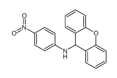 N-(4-nitrophenyl)-9H-xanthen-9-amine结构式