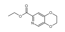 2,3-dihydro-[1,4]dioxino[2,3-c]pyridine-7-carboxylic acid ethyl ester结构式