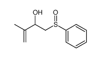 3-methyl-1-(phenylsulfinyl)but-3-en-2-ol结构式