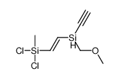 dichloro-[2-[ethynyl(methoxymethyl)silyl]ethenyl]-methylsilane结构式