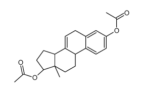 estra-1,3,5(10),7-tetraene-3,17alpha-diol diacetate Structure