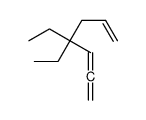 4,4-diethylhepta-1,2,6-triene Structure