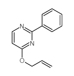 2-phenyl-4-prop-2-enoxy-pyrimidine结构式