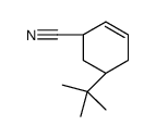 (1S,5S)-5-tert-butylcyclohex-2-ene-1-carbonitrile结构式
