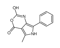 5-methyl-7-phenyl-1,6-dihydropyrrolo[3,4-d][1,3]oxazine-2,4-dione结构式