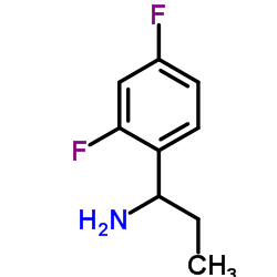 1-(2,4-difluorophenyl)propan-1-amine Structure