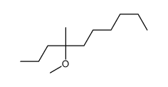 4-methoxy-4-methyldecane Structure