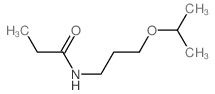 Propanamide,N-[3-(1-methylethoxy)propyl]- structure