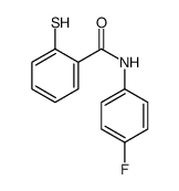 Benzamide, N-(4-fluorophenyl)-2-mercapto- (9CI) structure