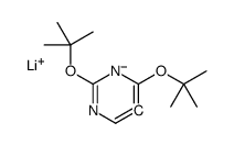 lithium,2,4-bis[(2-methylpropan-2-yl)oxy]-5H-pyrimidin-5-ide结构式