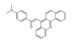 1-benzo[c]acridin-7-yl-N-[4-(dimethylamino)phenyl]methanimine oxide结构式