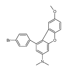 1-(4-bromophenyl)-8-methoxy-N,N-dimethyldibenzofuran-3-amine结构式