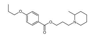 3-(2-Methylpiperidino)propyl=p-propoxybenzoate结构式