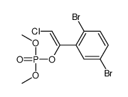 [2-chloro-1-(2,5-dibromophenyl)ethenyl] dimethyl phosphate结构式