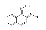 (1Z,2E)-1,2-Naphthochinondioxim结构式