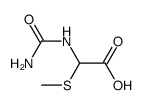 Acetic acid, [(aminocarbonyl)amino](methylthio)- (9CI) Structure