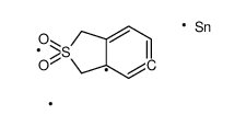 (2,2-dioxo-1,3-dihydro-2-benzothiophen-5-yl)-trimethylstannane Structure