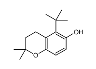 5-tert-butyl-2,2-dimethyl-3,4-dihydrochromen-6-ol结构式
