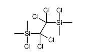 chloro-dimethyl-[1,1,2,2-tetrachloro-2-[chloro(dimethyl)silyl]ethyl]silane结构式