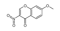 7-methoxy-3-nitrochromen-4-one Structure