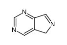 5H-Pyrrolo[3,4-d]pyrimidine (8CI,9CI)结构式