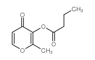 丁酸麦芽酚酯结构式