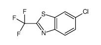 BENZOTHIAZOLE, 6-CHLORO-2-(TRIFLUOROMETHYL)- Structure