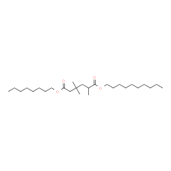 1-decyl 6-octyl 2,4,4-trimethyladipate structure