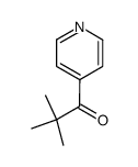 2,2-dimethyl-1-(pyridin-4-yl)propan-1-one结构式