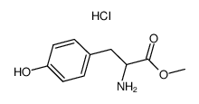 DL-Tyrosine Methyl Ester Hydrochloride Structure