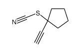 Thiocyanic acid, 1-ethynylcyclopentyl ester (9CI)结构式
