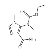 1-(5-carbamoyl-3-methyl-3H-imidazol-4-yl)-2-ethyl-1-methyl-isourea结构式