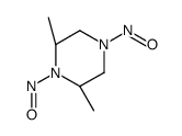 Piperazine, 2,6-dimethyl-1,4-dinitroso-, trans- (9CI)结构式