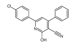 6-(4-chlorophenyl)-2-oxo-4-phenyl-1H-pyridine-3-carbonitrile Structure