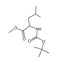 N-Boc-leucine methyl ester结构式