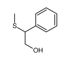 2-methylsulfanyl-2-phenylethanol结构式