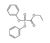 ethyl diphenoxyphosphorylformate structure