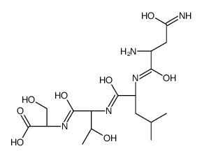 (2S)-2-[[(2S,3R)-2-[[(2S)-2-[[(2S)-2,4-diamino-4-oxobutanoyl]amino]-4-methylpentanoyl]amino]-3-hydroxybutanoyl]amino]-3-hydroxypropanoic acid Structure