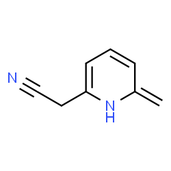 2-Pyridineacetonitrile,1,6-dihydro-6-methylene-(9CI) structure