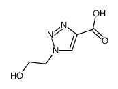 1-(β-hydroxyethyl)-1,2,3-triazole-4-carboxylic acid结构式